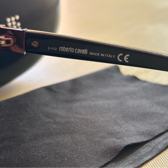Roberto Cavalli Vintage Tortoiseshell Sunglasses with Brown Lenses main image 4